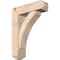 Ekena Millwork Thorton Craftsman Smooth Bracket w/ Offset Brace, Douglas Fir, 7 1/2"W x 26"D x 34"H BKT0806X26X34THR04SDF - alternate 1